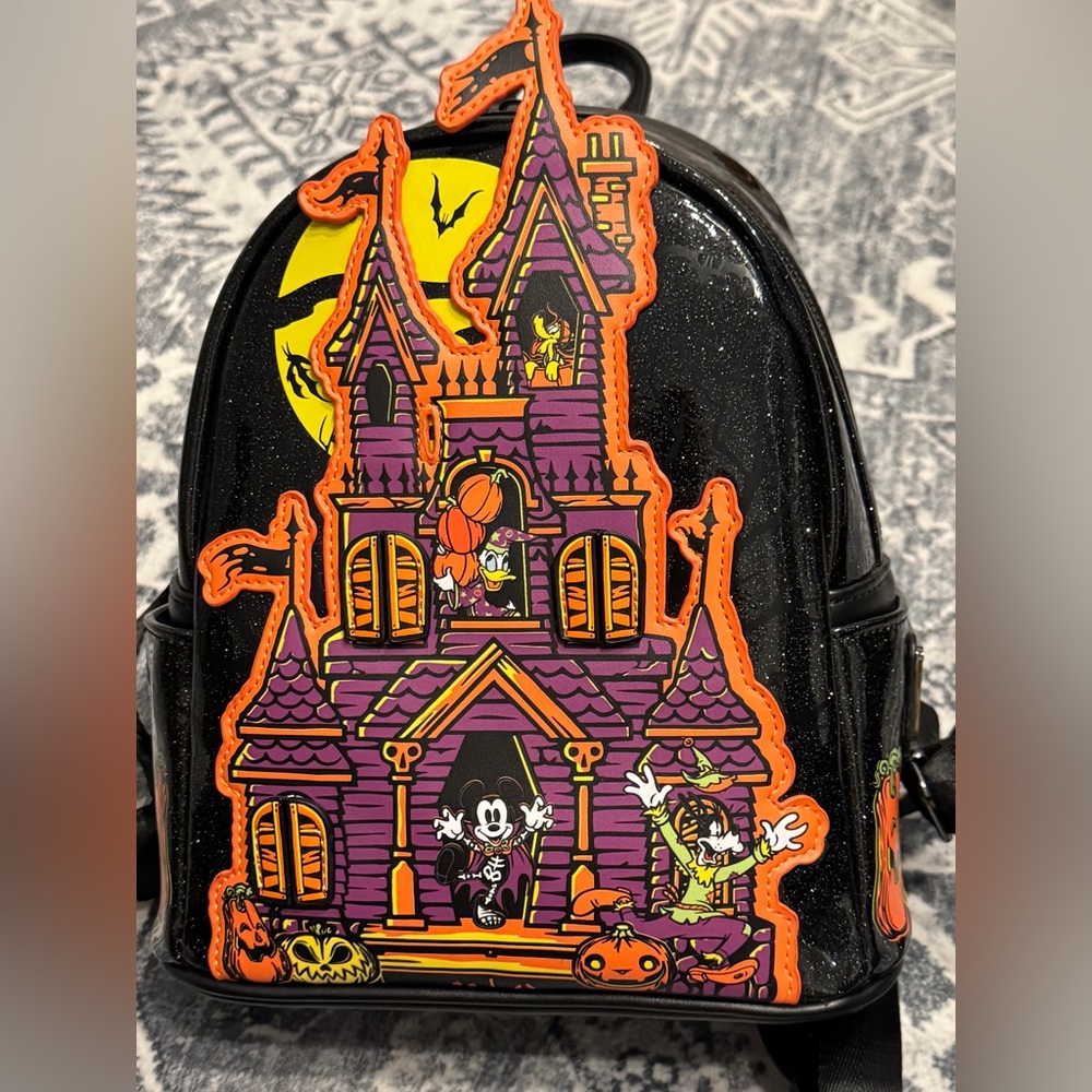 Disney Parks Exclusive 
Loungefly Halloween Backpack NWOT